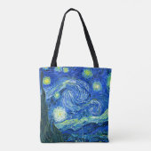 Tote Bag PixDezines Van Gogh Nuit / St. Roi (Dos)