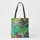 Tote Bag PixDezines Van Gogh Purple Irises/St. Roi (Devant)