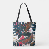 Tote Bag PixDezines Verdure, Monstera Tropical (Dos)