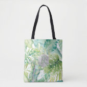 Tote Bag PixDezines Verdure, Monstère Tropicale (Devant)