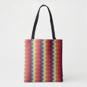 Tote Bag Pixel Ripple Retro (Devant)