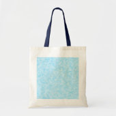 Tote Bag Pixellisation Mosaïque Bleue (Devant)