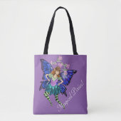 Tote Bag Pixie ailée bleue (Devant)