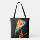 Tote Bag pizza chaud (Dos)