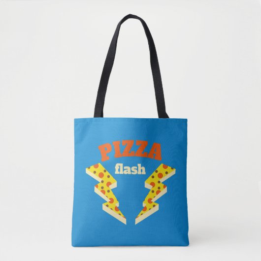 Tote Bag Pizza Flash (Devant)