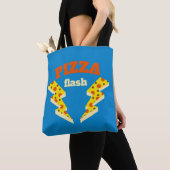 Tote Bag Pizza Flash (De près)