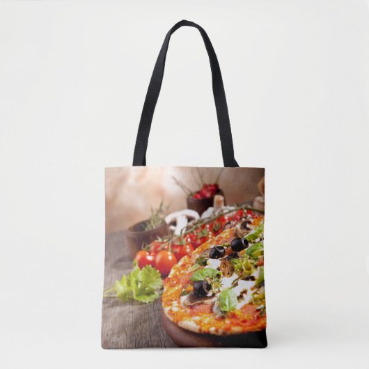 Tote Bag Pizza italienne fraîche (Devant)
