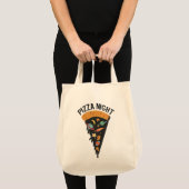 Tote Bag Pizza Night Space (Devant (produit))