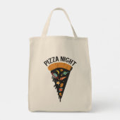 Tote Bag Pizza Night Space (Dos)