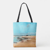 Tote Bag Plage à Low Tide (Bouche de la rivière), Edgar Deg (Dos)
