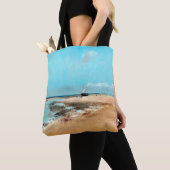 Tote Bag Plage à Low Tide (Bouche de la rivière), Edgar Deg (De près)
