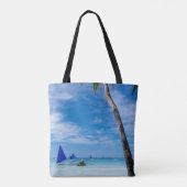Tote Bag Plage blanche | Boracay, Philippines (Dos)