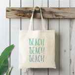 Tote Bag Plage bleue et Turquoise Thème tous les jours<br><div class="desc">Emportez l'esprit du rivage avec vous où que vous alliez avec ce Sac fourre-tout de Typographie Beach Vibes ! Doté d'une typographie audacieuse et élégante qui célèbre toutes les choses de sable et de soleil, ce fourre-tout est un must pour les jours de plage, de baignade ou de courses quotidiennes....</div>