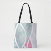 Tote Bag Plage/côte vagues abstraites (Devant)