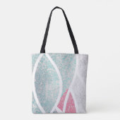 Tote Bag Plage/côte vagues abstraites (Dos)
