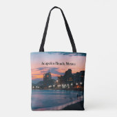 Tote Bag Plage d'Acapulco, Mexique (Dos)