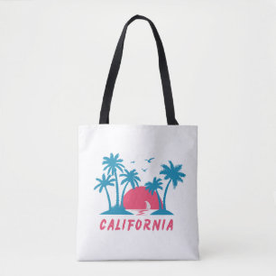 Tote Bag Plage de Californie au coucher du soleil