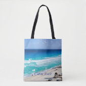 Tote Bag Plage de Cancun, Mexique (Devant)