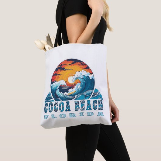 Tote Bag Plage de Cocoa Floride (De près)