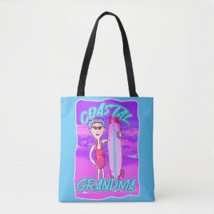Tote Bag Plage de Grandma Côte Tendance esthétique