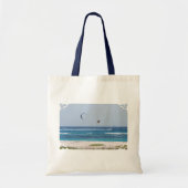 Tote Bag Plage de kitesurf (Devant)