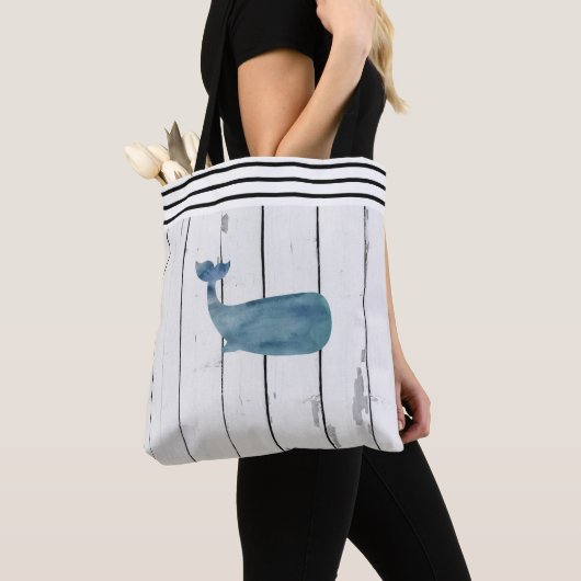 Tote Bag Plage de la baleine nautique (De près)