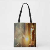 Tote Bag Plage de la lune de sirène et océan (Devant)