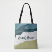 Tote Bag Plage de la mer (Devant)