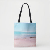 Tote Bag Plage de l'Océan Caraïbe Bliss #1 #tropical #wall (Devant)