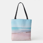 Tote Bag Plage de l'Océan Caraïbe Bliss #1 #tropical #wall (Dos)