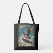 Tote Bag plage de Myrtle (Dos)