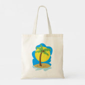 Tote Bag Plage de Palm Tree (Dos)