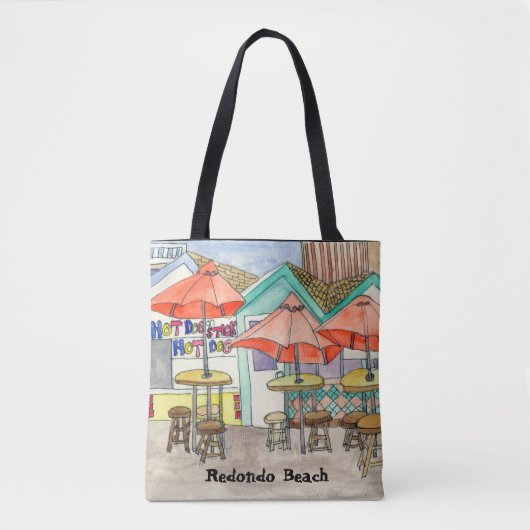 Tote Bag Plage de Redondo (Devant)