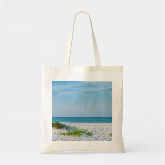 Tote Bag Plage de sable blanc Plage de Floride (Devant)