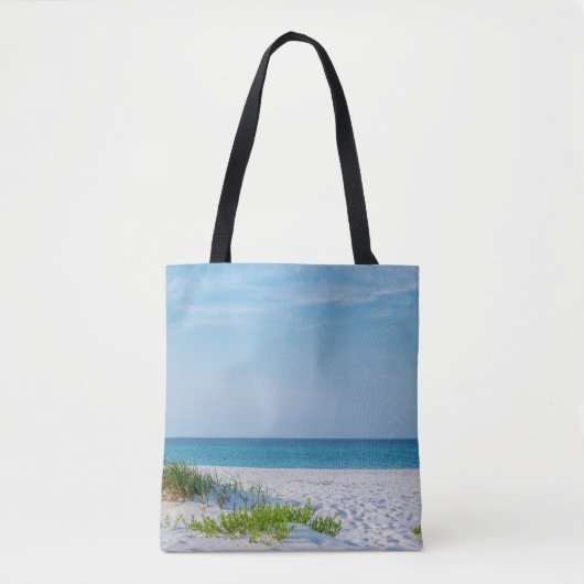 Tote Bag Plage de sable blanc Plage de Floride (Devant)