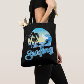 Tote Bag Plage de surf (De près)