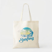 Tote Bag Plage de surf (Devant)