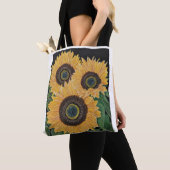 Tote Bag Plage de tournesol/épicerie/sac fourre-tout de tra (De près)