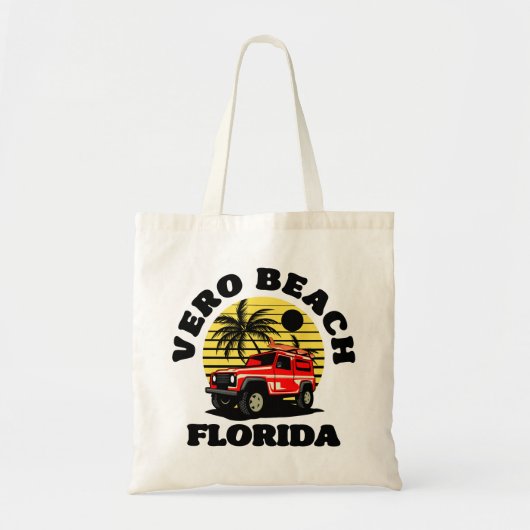 Tote Bag Plage de Vero, Floride (Devant)