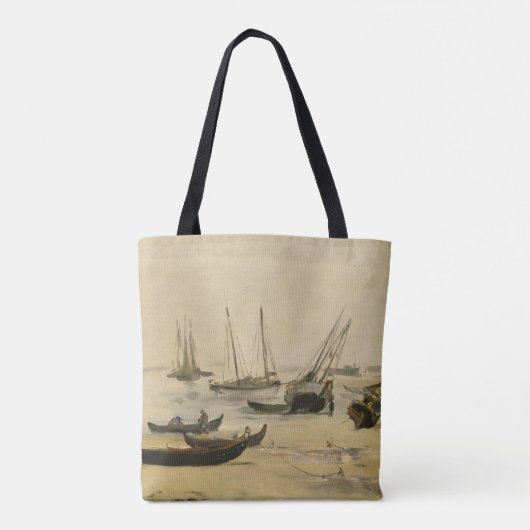 Tote Bag Plage d'Edouard Manet |, marée basse (Dos)