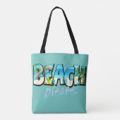 Tote Bag Plage d'enfants svp ! (Dos)