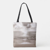 Tote Bag Plage des Caraïbes Zen Oasis #2 #océan #mur #art (Dos)