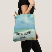 Tote Bag Plage des Îles Turques et Caïques (De près)