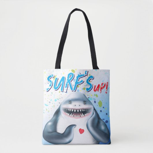 Tote Bag Plage des requins (Devant)