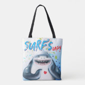 Tote Bag Plage des requins (Dos)
