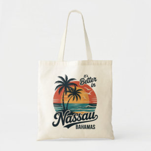 Tote Bag Plage d'été à Nassau Bahamas