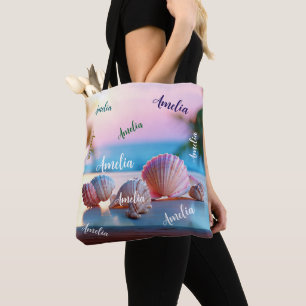 Tote Bag Plage d'été personnalisée Élégant