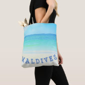 Tote Bag Plage d'îles des Maldives (De près)