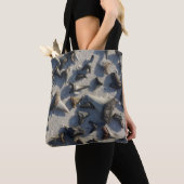 Tote Bag Plage Fourre-tout de dents de requins (De près)