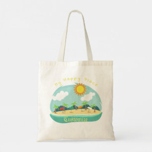 Tote Bag Plage Happy Place Thunder_Cove
